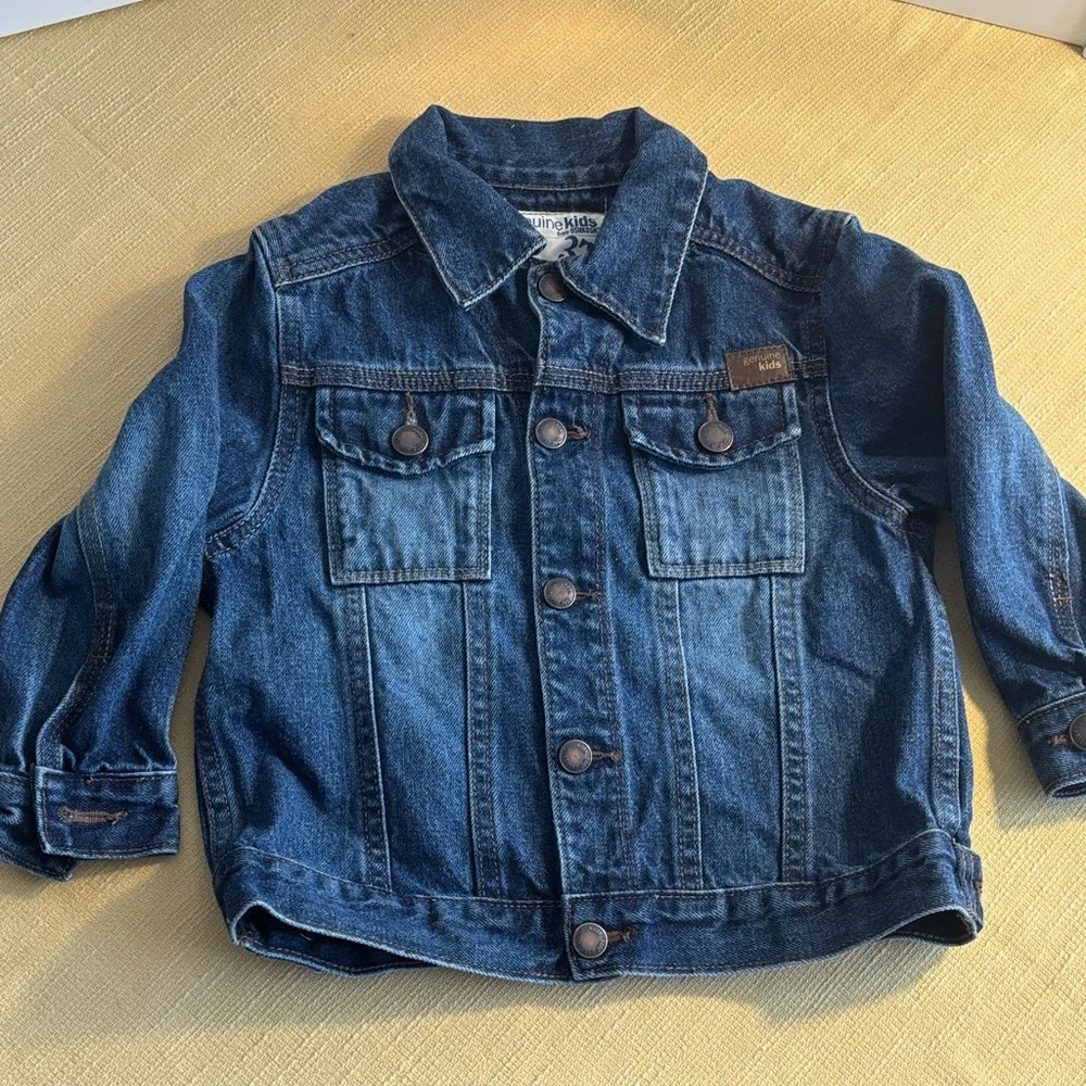 OshKosh B'gosh Dark Blue Denim Jacket for Kids 3T